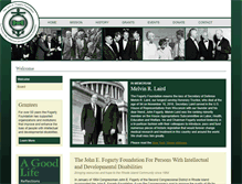 Tablet Screenshot of fogartyfoundation.org
